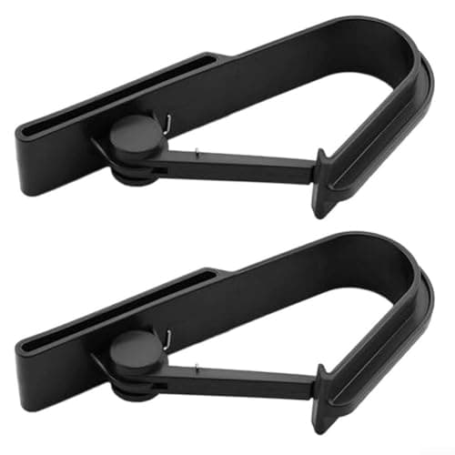 Image of Drill Holder Belt Clip, Heavy Duty Plastic Tool Belt Hook For Cordless Drills & For IMPACT Drivers, Scaffolding Tool Holster Organizer For Construction DIY, 7.9x1.5 Inch, Black(2pcs)