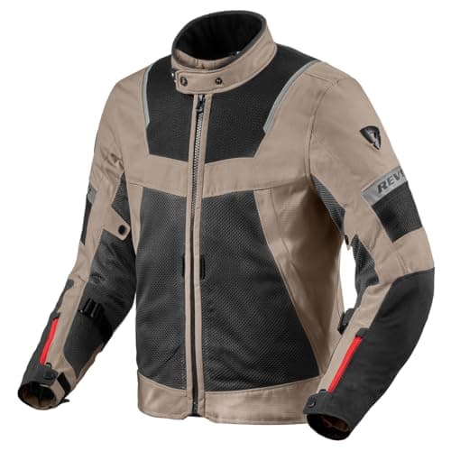 Image of REV'IT! Tornado 4 H2O Adventure Touring Motorcycle Jacket (Sand/Black - 2X-Large)