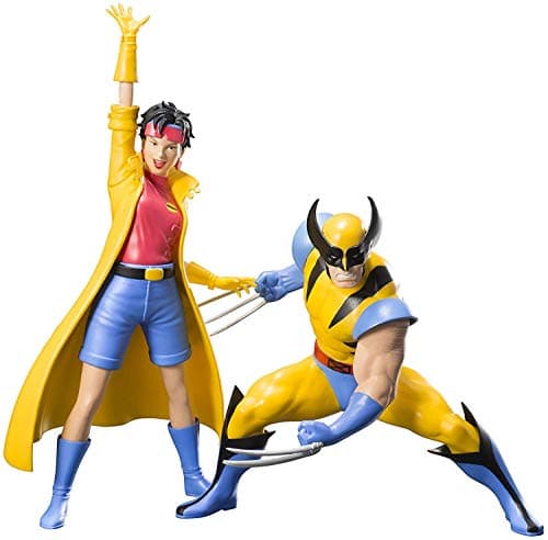 Image of Kotobukiya Marvel Universe ARTFX+ Statue 1/10 2-Pack Wolverine & Jubilee (X-Men '92) 16cm