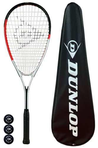 Image of Dunlop Hyper Squash Racket, inc Squash Balls & Full Protective Cover (Various Models) (Hyper X-Lite)