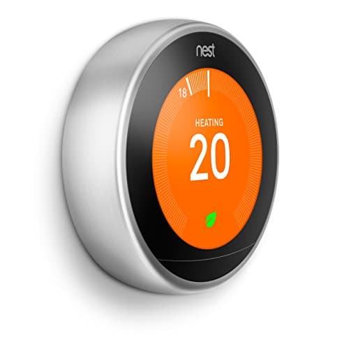Image of Google Nest Learning Thermostat 3rd Generation, Stainless Steel - Smart Thermostat - A Brighter Way To Save Energy