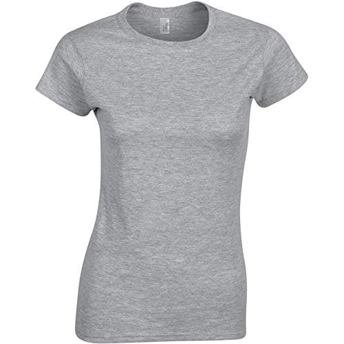 Image of Gildan Ladies Soft Style Short Sleeve T-Shirt (M) (Sport Grey (RS))