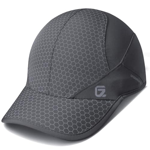 Image of Sport cap,Soft Brim Lightweight Waterproof Running Hat Breathable Baseball Cap Quick Dry Sport Caps Cooling Portable Sun Hats for Men and Woman Performance Workouts and Outdoor Activities Dark Grey