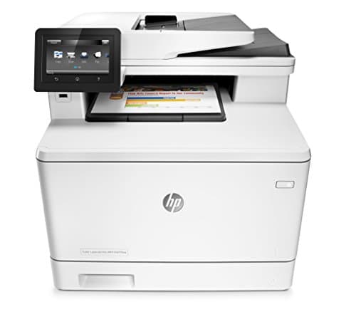 Image of HP MFP M477fnw LaserJet Pro Colour Printer - White, 416 x 461 x 400 mm, CF377A#B19