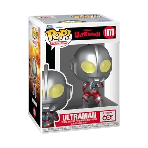 Image of Funko POP! Animation: Ultraman - Metallic - Ultraman 60th - Collectable Vinyl Figure - Gift Idea - Official Merchandise - Toys For Kids & Adults - Model Figure for Collectors and Display