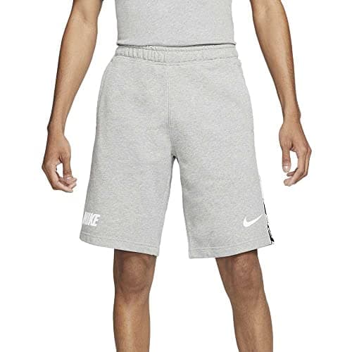 Image of Nike M NSW Repeat Ft Men's Shorts, Dk Grey Heather/White/Black/White, XL