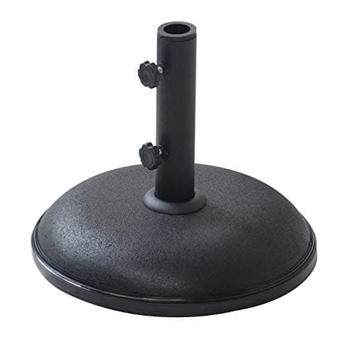 Image of Crystals Concrete Parasol Base for Garden Patio Umbrella Sunshade Holder Stand - 11 Kg, Green