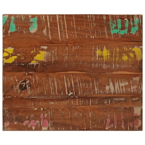 Image of vidaXL Table Top 60x50x3.8 cm - Solid Wood Reclaimed Timber: Teak/Mango/Pine/Beech - Rectangular Dining Desk