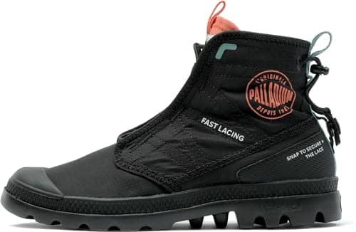 Image of Palladium Unisex's Pampa Travel LITE RS Sneaker, Black, 11 UK