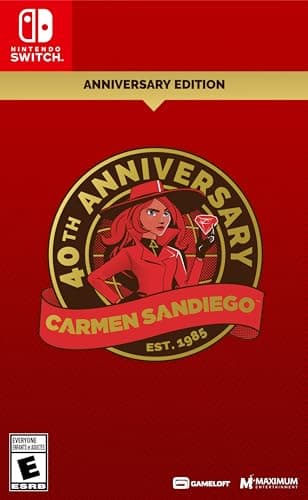 Image of Carmen Sandiego 40th Anniversary Edition Nintendo Switch