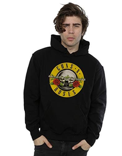 Image of Guns N' Roses Men's Bullet Logo Hoodie Medium Black