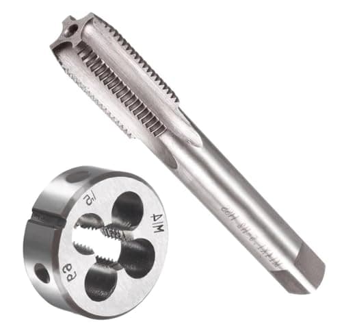 Image of M14 X 1.5mm Metric Tap and Die Set,High-Speed Steel Tap & Alloy Steel Round Die for Thread Repair and Creation