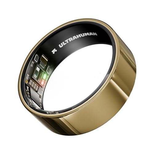 Image of ULTRAHUMAN Ring AIR – Sleep and Fitness Tracker, Smart Ring for Men and Women, No app fee for Standard Features, Up to 6 Days Battery Life (Size, 10)