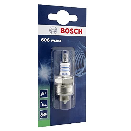 Image of Bosch WSR6F (606) - Spark Plugs for gardening and forestry - 1 spark plug - for a Reliable Gasoline Engine Start and Long Service - with Robust Design