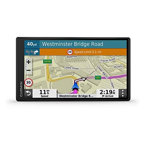 Image of Garmin DriveSmart 55 MT-S 5.5 Inch Sat Nav with Edge to Edge Display, Map Updates for UK, Ireland and Full Europe, Live Traffic, Bluetooth Hands-free Calling, Voice Commands and Smart Features, Black