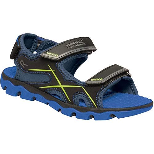 Image of Regatta Kids Boys Kota Drift Walking Sandals - Nautical Blue - 9 Child UK
