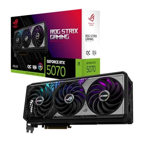 Image of ASUS ROG Strix GeForce RTX™ 5070 OC Edition 12GB GDDR7 Graphics Card (PCIe® 5.0, 12GB GDDR7, HDMI®/DP 2.1, 3.2-Slot, Axial-tech Fans, MaxContact Design, Phase-Change GPU Thermal pad, Aura sync)