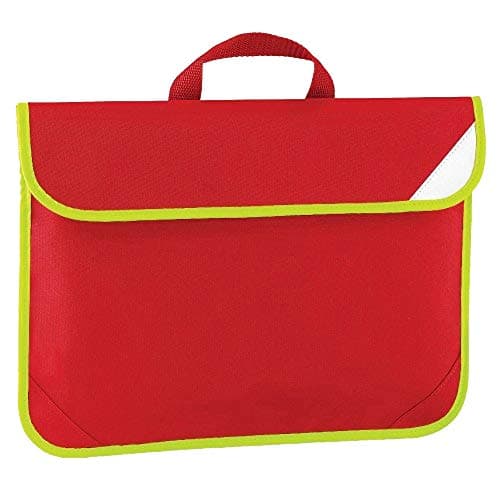 Image of Quadra Enhanced-Viz Book Bag - 4 Litres (One Size) (Classic Red)