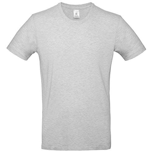 Image of B&C Men's #E190 Tee, Ash Grey, S. TU03T