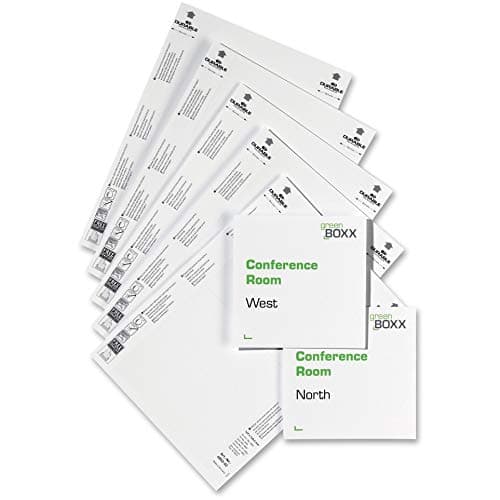 Image of Durable 485202 Info Sign and Click Sign insertion sign for Door Signs (149 x 148.5 mm) Bag of 10 White