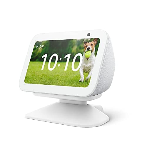 Image of Echo Show 5 (3rd Gen) Adjustable Stand with USB-C Charging Port | Glacier White