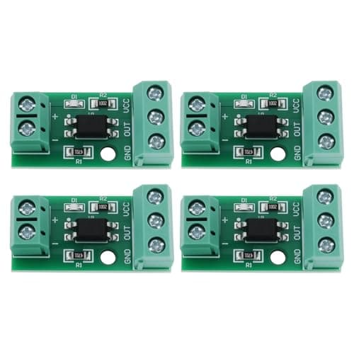 Image of The Lord of the Tools 4x 1-Channel PC817 Optocoupler Isolation Module (12V) Suitable for Photoelectric Isolator Signal Ssolation and Anti-interference