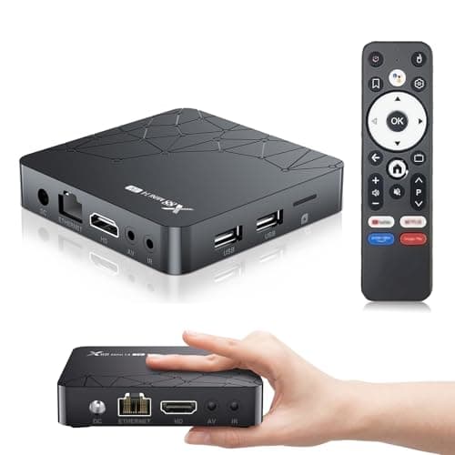 Image of Android TV Box 14.0 Streaming Device for TV, RK3518 Quad Core Android Box 4K HDR, 8K Video Decoding Media Player, Dual Band WiFi 6 Compatible, Bluetooth 5.0, 2GB RAM 16GB ROM TV Box Android