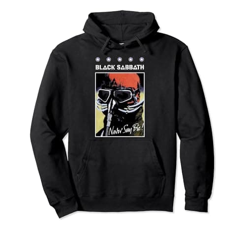 Image of Black Sabbath Official Never Say Die Poster Pullover Hoodie