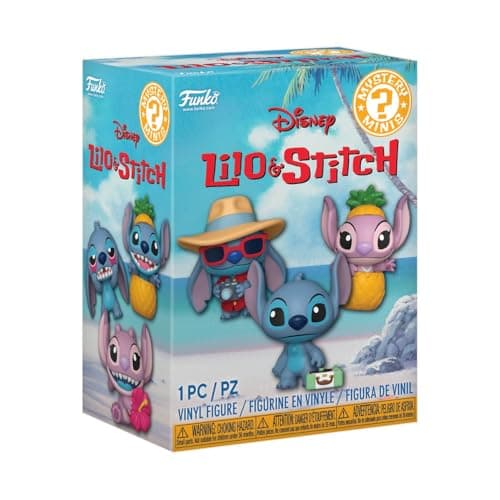 Image of Funko Mystery Mini: Lilo & Stitch - Stitch Superhero, Badness Level, Frustrated and more - 1 of 12 to collect - Styles may vary - Collectable Vinyl Figure - Gift Idea - Official Merchandise