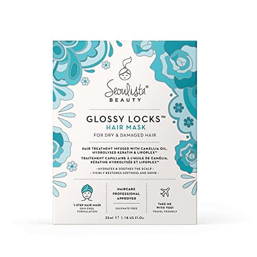 Image of Seoulista Beauty Glossy Locks Hair Mask | Nourish your hair and scalp | Approved by hair care professionals | Restoring damaged hair back |