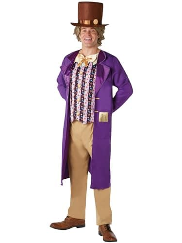 Image of Rubies Official Willy Wonka and The Chocolate Factory Adult Costume (X-Large) Halloween