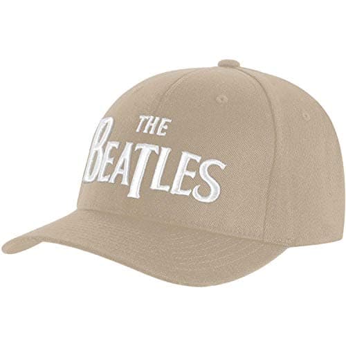 Image of The Beatles Baseball cap White Drop T Logo Cream