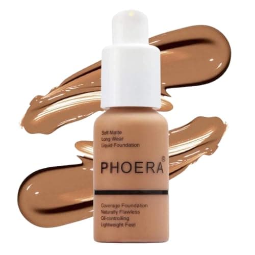 Image of Noble Gifts - Foundation, Full Coverage Foundation, Soft Matte, Oil Control Foundation Makeup Flawless Smooth Long Lasting 24HR Waterproof and Blendable 30ml (107 - Honey)