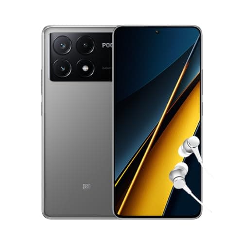 Image of POCO X6 Pro 5G Gray- Smartphone 12+512GB, MediaTek Dimensity 8300, 64MP triple camera, 6.67" 120Hz POLED display, 5000mAh, 67W turbo charging (UK Version + 2 Years Warranty)