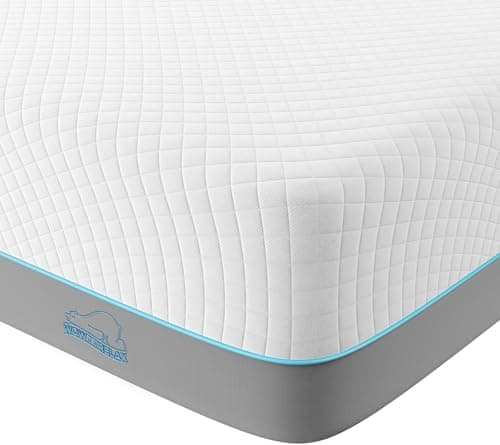 Image of wowttrelax Memory Foam Mattress, 4FT6 Double Mattress, Medium Firm, Soft Skin-friendly Fabric, for Breathable Comfort Sleep, Back Pain Support (135x190x20cm)