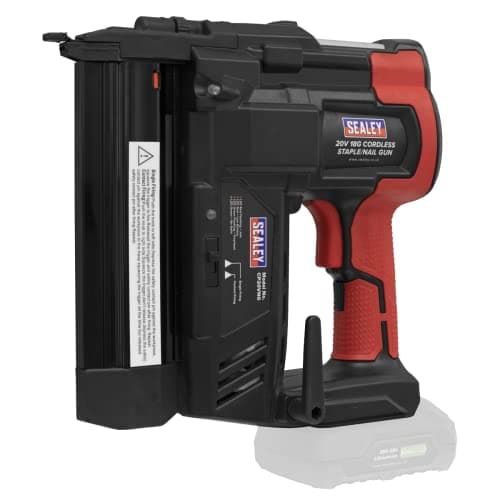Image of Sealey CP20VNG 20V 18G Cordless Staple/Nail Gun - Body Only, Black