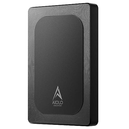 Image of Aiolo Innovation 500GB Ultra Slim Portable External Hard Drive HDD-USB 3.0 for PC, Mac, Laptop, PS4, Xbox one,Xbox 363-Super Fast Transmission