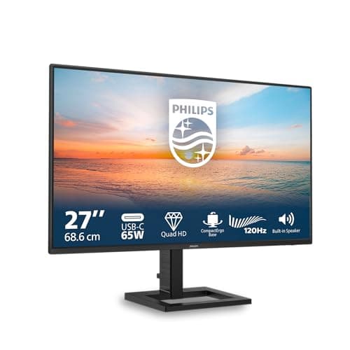 Image of Philips 27E1N1600AE - 27 inch QHD monitor, speaker, height adjustable (2560x1440, 100Hz, HDMI 1.4, USB-C (65W PD), USB Hub) black