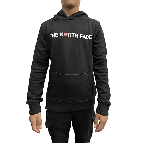 Image of THE NORTH FACE Unisex Youth Graphic Hoodie Boys Girls Hooded Sweatshirt (as8, alpha, s, regular, regular, Black)