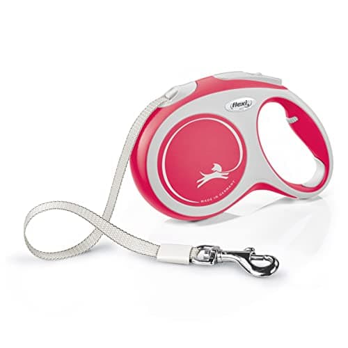 Image of flexi Comfort L Tape 8 m red, retractable leash for dogs up to 50 kg