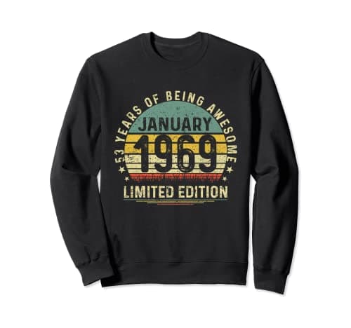 Image of 53rd Birthday 53 Years Old Vintage January 1945 men women Sweatshirt