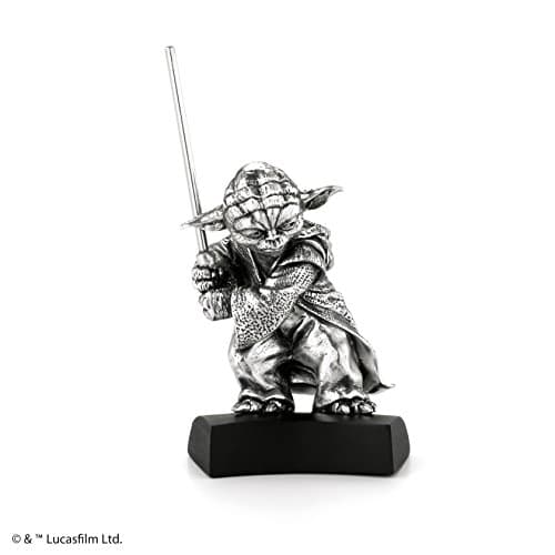 Image of Royal Selangor Hand Finished Star Wars Collection Pewter Yoda Figurine