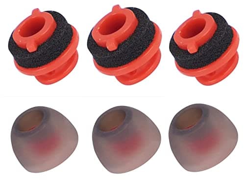 Image of 3X Voyager 5200 Ear Tips Replacement,Ultra Comfort Silicone Voyager Legend Eartips for Plantronics Ploy Voyager 5200 5220 5210 Series Bluetooth Headset Earphone Buds-Medium