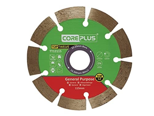 Image of CorePlus Top Twelve General Purpose Diamond Blade 115mm x B22.23mm (4.5in)