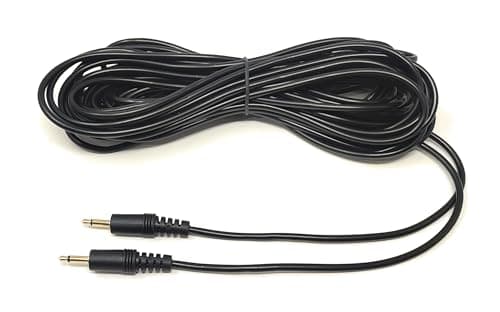 Image of Maincore 10mMainCore 3.5mm Mono Jack Cable – Male to Male Audio/Power Lead with Gold-Plated Connectors for Amps, Mixers, Microphones, and Electronics (10m)