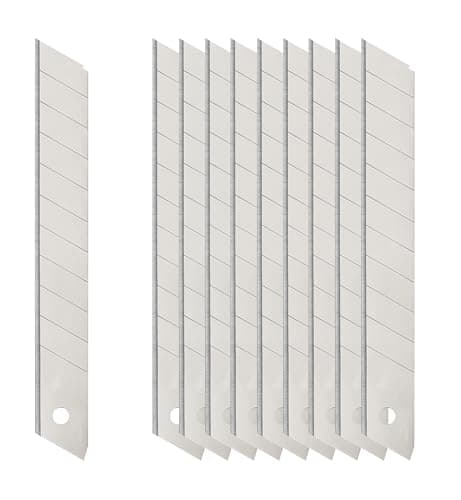 Image of 18mm Heavy Duty Snap-Off Replacement Blades – 30 Pack (330 Segments) Ultra Sharp Utility Knife Refills for Drywall, Roofing, Flooring, Rubber & More – Fits Most 18mm Box Cutters & Snap-Off Knives