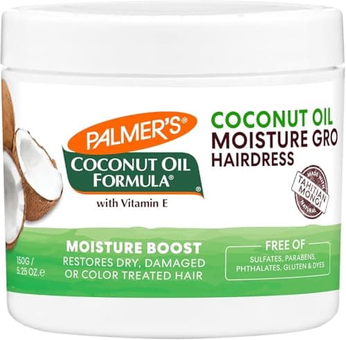 Image of Palmer Coconut Oil Formula Moisture-Gro Conditioning Hairdress 150g PACK OF 2
