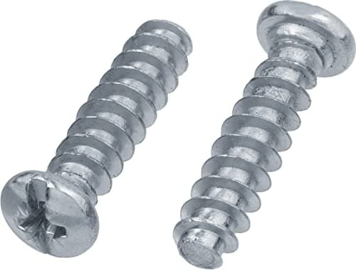 Image of 6.3mm x 24mm Pan Head Euro Screws for Hinges Draw Runner Steel (Pack of 20) D02C/2