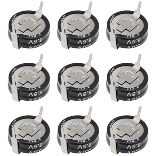 Image of Create idea 10Pcs Cap-Elko Button Farad Capacitor 0.33F 5.5V KR-5R5H334-R for Electrical Industry 11.5x2mm