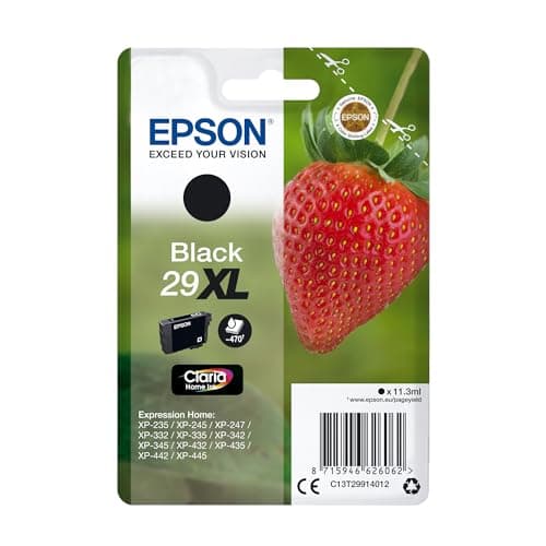 Image of Epson 29XL Black Inkjet Cartridge,XL High Capacity